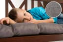 sunnypillow Bankauflage Grau 110x50 cm - Wasserabweisend & Dick Bild 1