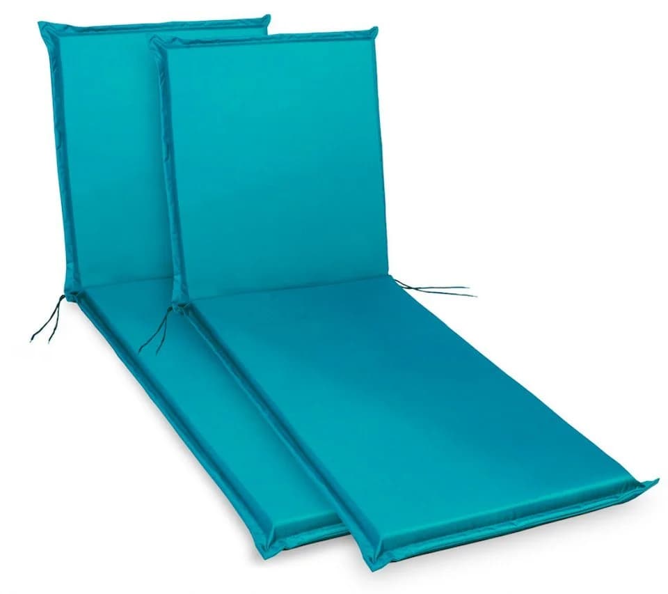 sunnypillow Liegenauflage Blau Modell Oxford - Bild 2