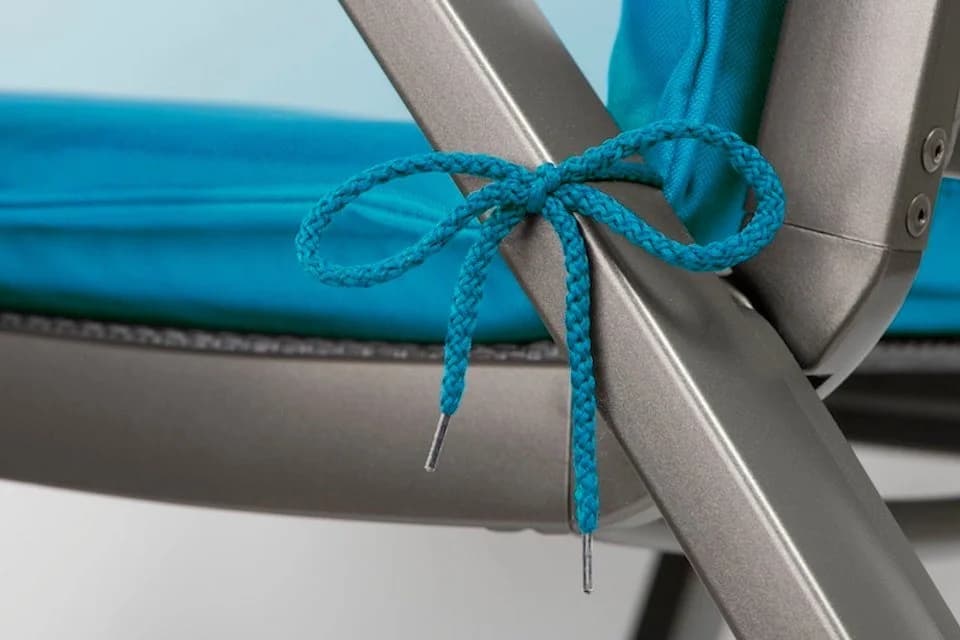 sunnypillow Liegenauflage Blau Modell Oxford - Bild 5