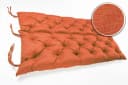 sunnypillow Bankauflage Orange Polyester mit Befestigungsbändern Bild 4
