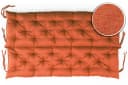 sunnypillow Bankauflage Orange Polyester mit Befestigungsbändern Bild 5