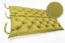 sunnypillow Bankauflage mit Befestigungsbändern grün Bild 4