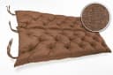 sunnypillow Bankauflage Stuhlkissen braun Polyester Schaumstoff Bild 4