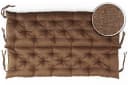 sunnypillow Bankauflage Stuhlkissen braun Polyester Schaumstoff Bild 5