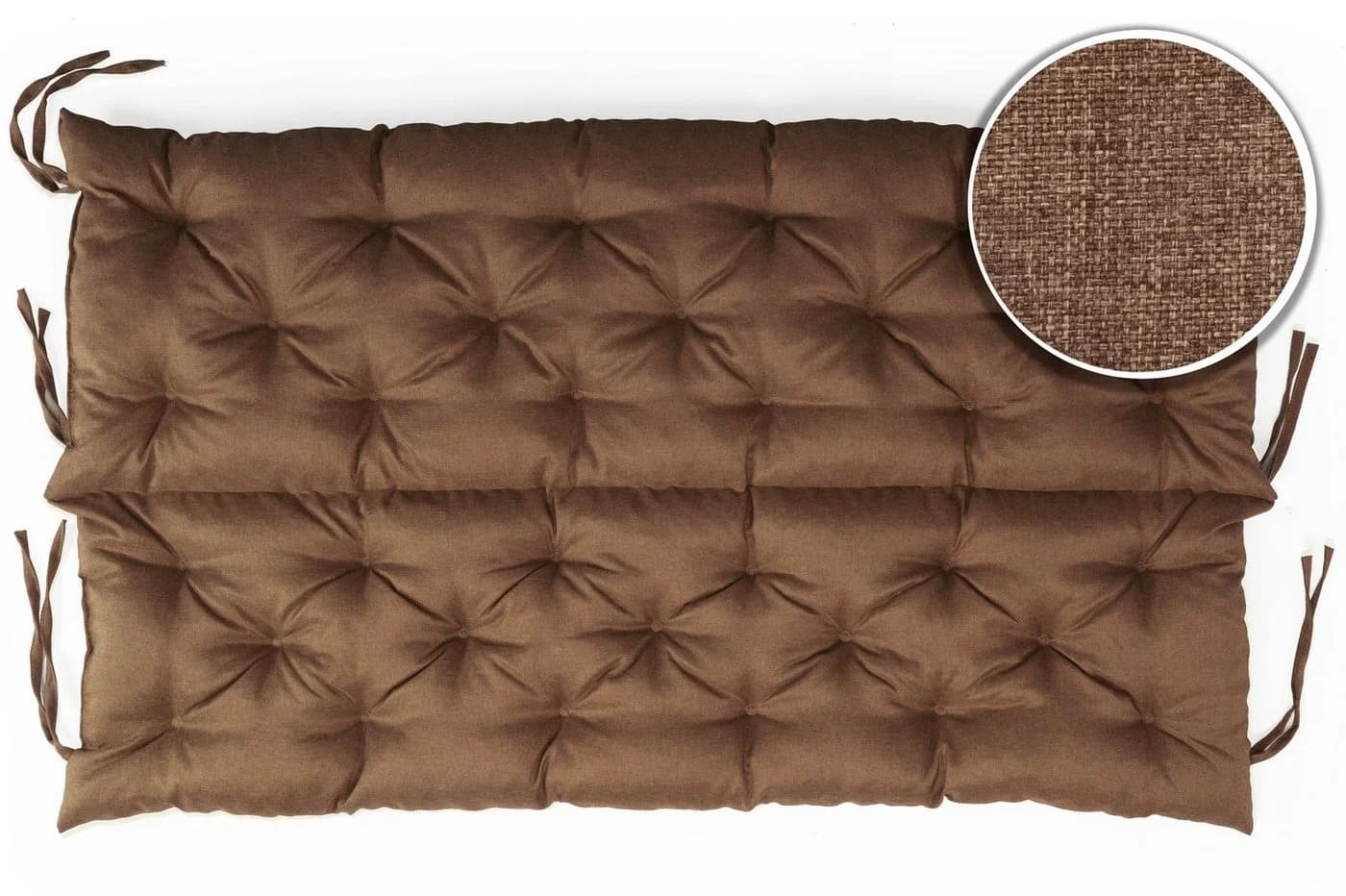 sunnypillow Bankauflage Stuhlkissen braun Polyester Schaumstoff - Bild 5