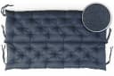 sunnypillow Bankauflage Blau Polyester mit Befestigungsbändern Bild 5