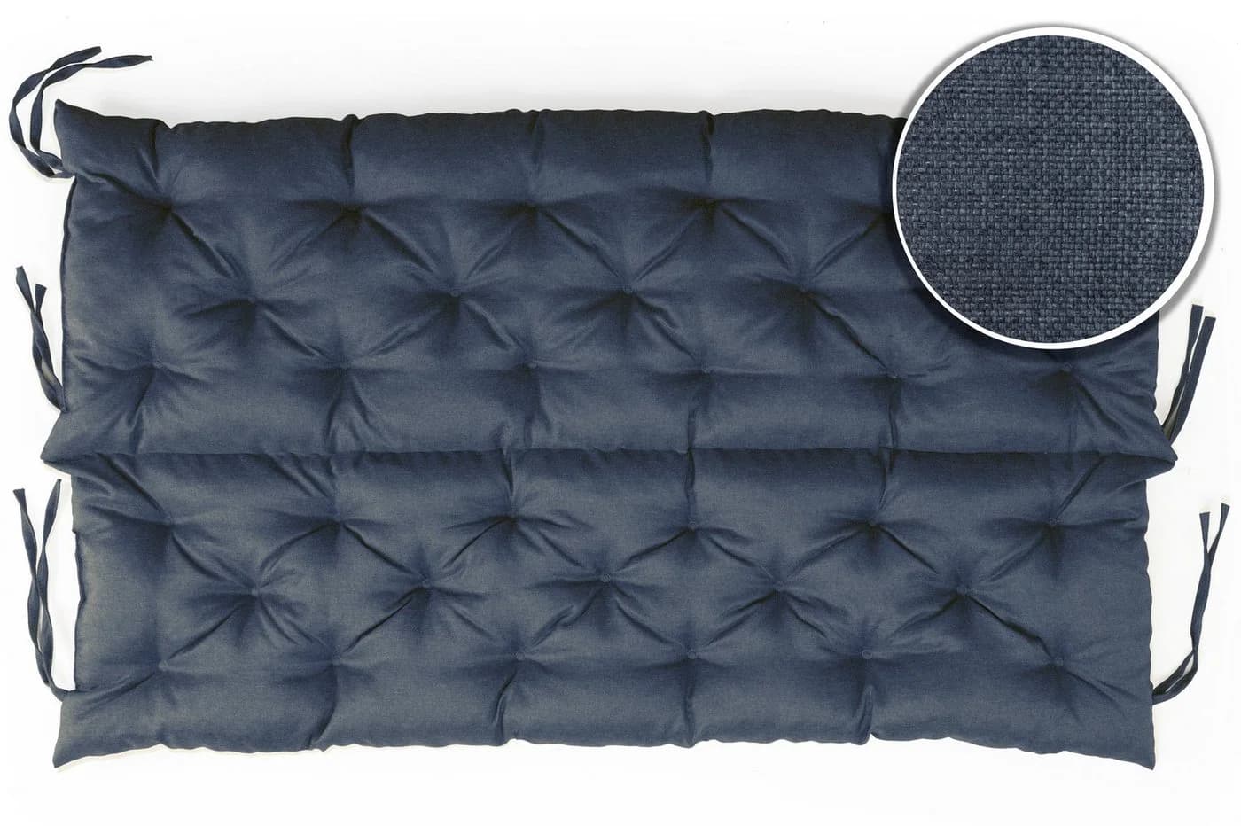 sunnypillow Bankauflage 160x50x50cm Blau - Bild 5
