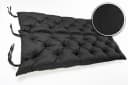 sunnypillow Bankauflage Schwarz Polyurethan Schaum Bild 4