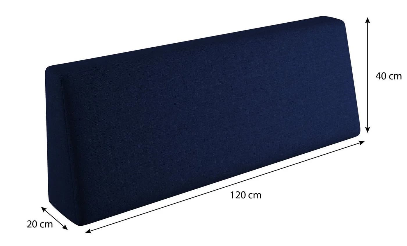 sunnypillow Palettenkissen Milano 2er Set Grau - Bild 5