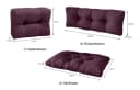 sunnypillow Palettenkissen 7er Set Violett Bild 4