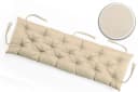 sunnypillow Bankauflage 130x40 cm Beige Polyester Bild 3