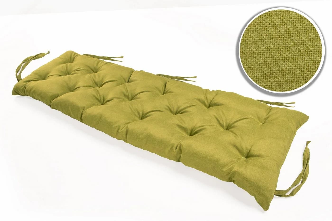 sunnypillow Bankauflage Grün Polyester Befestigungsbänder - Bild 4