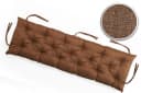 sunnypillow Bankauflage 140x40 cm Braun Polyester Bild 3