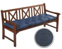 sunnypillow Bankauflage Blau Polyester mit Befestigungsbändern Bild 5