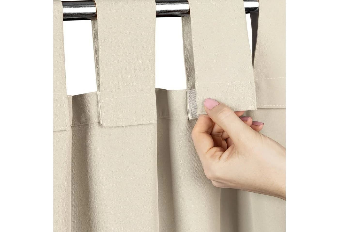 Eurofirany Outdoorvorhang GARDEN Beige Wasserdicht UV-Schutz - Bild 3