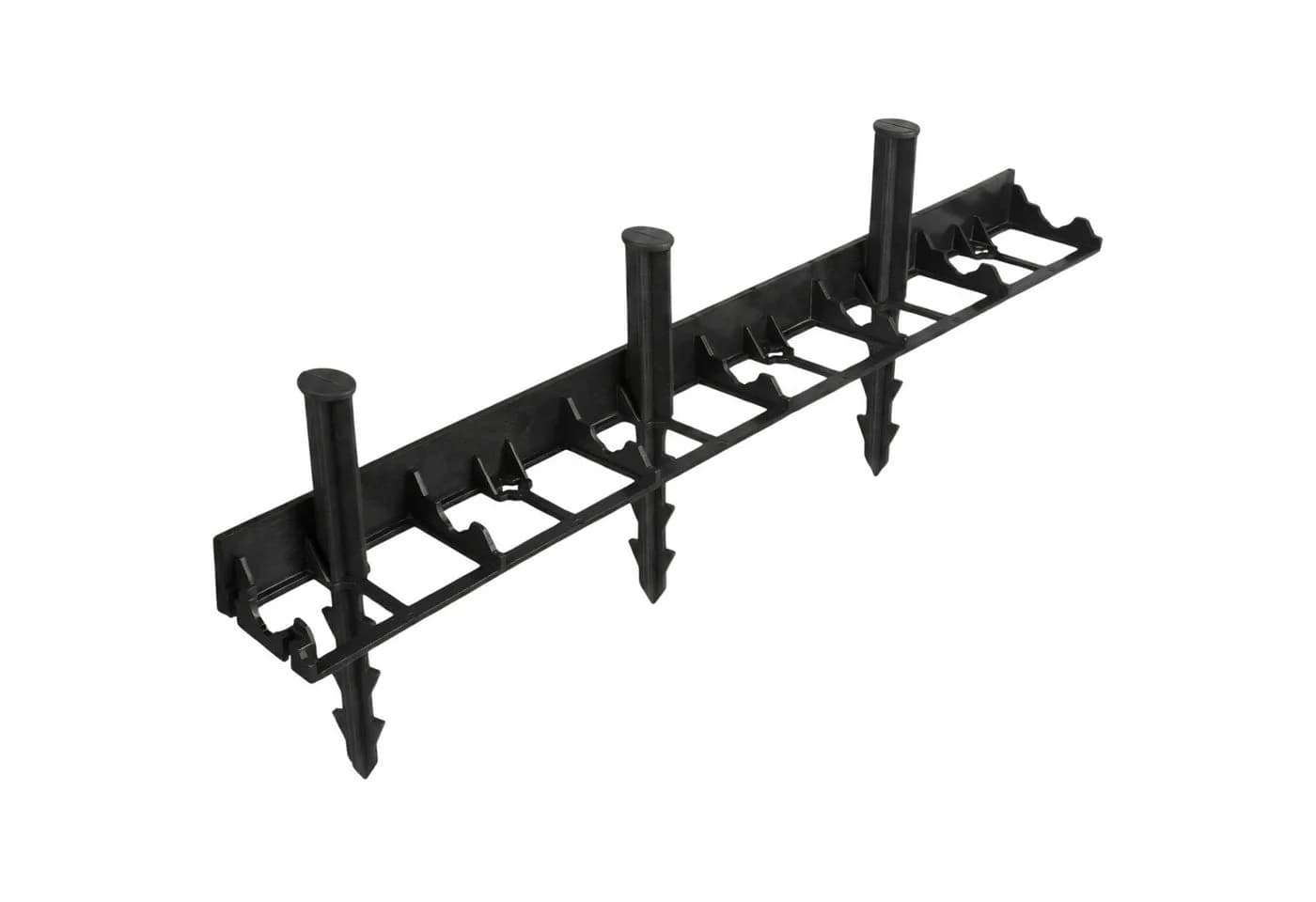 Bellushortus Rasenkante Schwarz 100 cm + Anker GRATIS