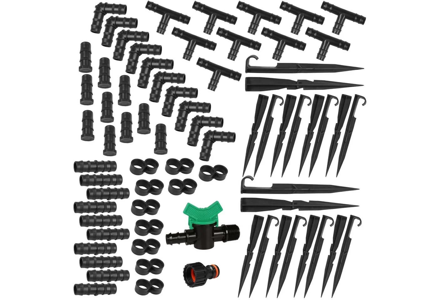 Sarcia.eu Bewässerungssystem Zubehör-Set für Tropfleitung 16mm - 72 Teile - Bild 2