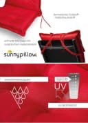 sunnypillow Gartenstuhl-Set 6-tlg. mit Kissen Anthrazit/Red Bild 4
