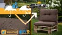 sunnypillow Stuhlkissen Gartenkissen für Gartenmöbel Rattanmöbel, Outdoor / Indoor Bild 5