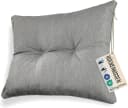 sunnypillow Stuhlkissen Grau Silber Gartenkissen UV-beständig Bild 2