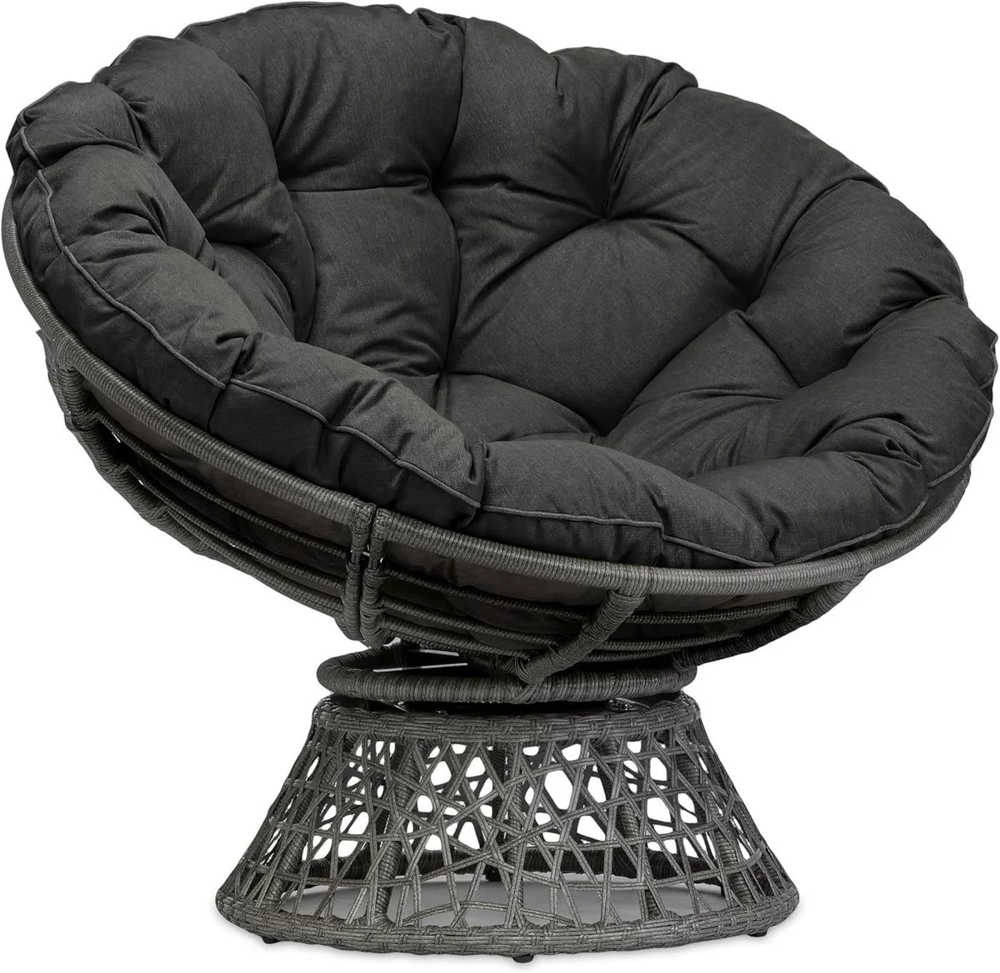 sunnypillow Sesselauflage Schwarz UV-beständig - Bild 4