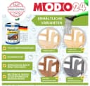 Modo24 Gartenbank LG01 Parkbank Grau FSC-Holz Zweisitzer Bild 1
