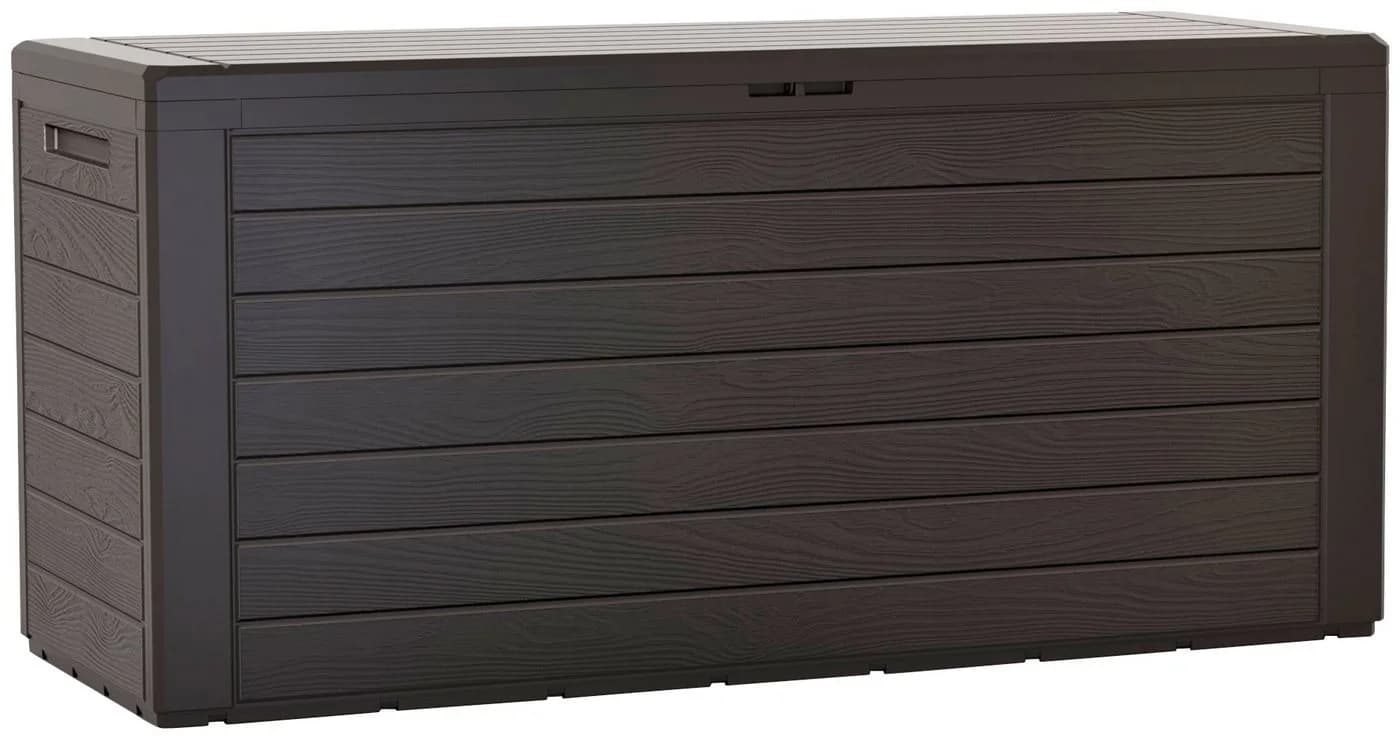 Prosperplast Auflagenbox Braun UV-beständig Kunststoff