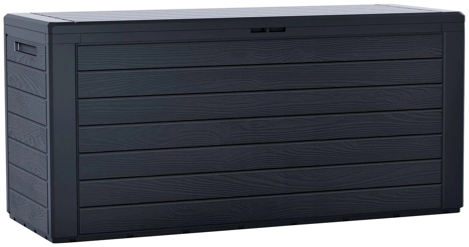 Prosperplast Gartenbox Woodebox 280 Liter Anthrazit - Bild 4