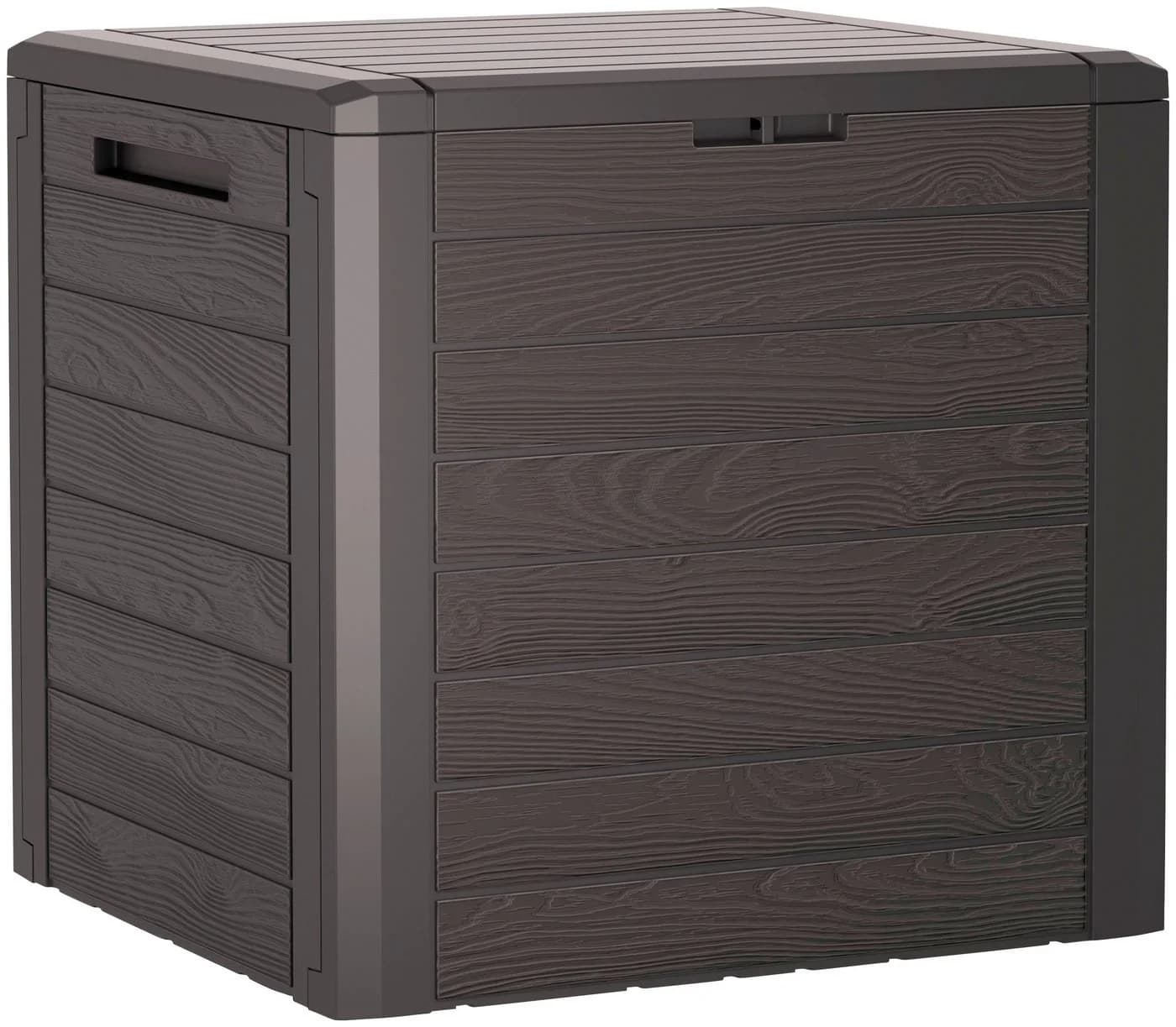 Prosperplast Aufbewahrungsbox Woodebox Braun 140 Liter Kunststoff - Bild 2