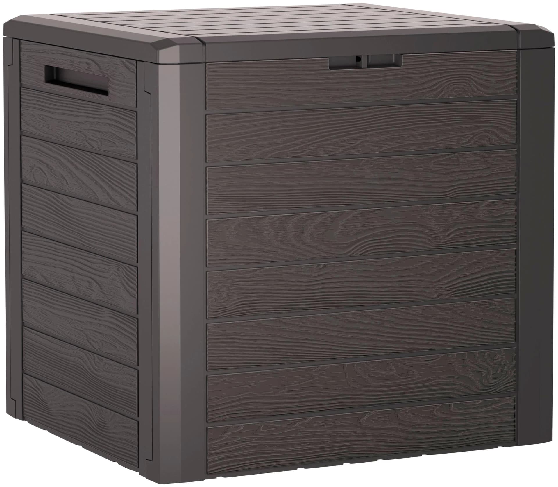 Prosperplast Aufbewahrungsbox Woodebox Braun 140 Liter Kunststoff - Bild 4