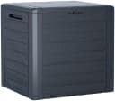 Prosperplast Woodebox Aufbewahrungsbox 140L Anthrazit Kunststoff Holzoptik Bild 1