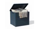 Prosperplast Woodebox Aufbewahrungsbox 140L Anthrazit Kunststoff Holzoptik Bild 3