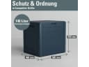 Prosperplast Woodebox Aufbewahrungsbox 140L Anthrazit Kunststoff Holzoptik Bild 4