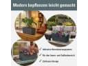 Prosperplast Blumenkasten Rato Case Anthrazit mit Bewässerungssystem Bild 1