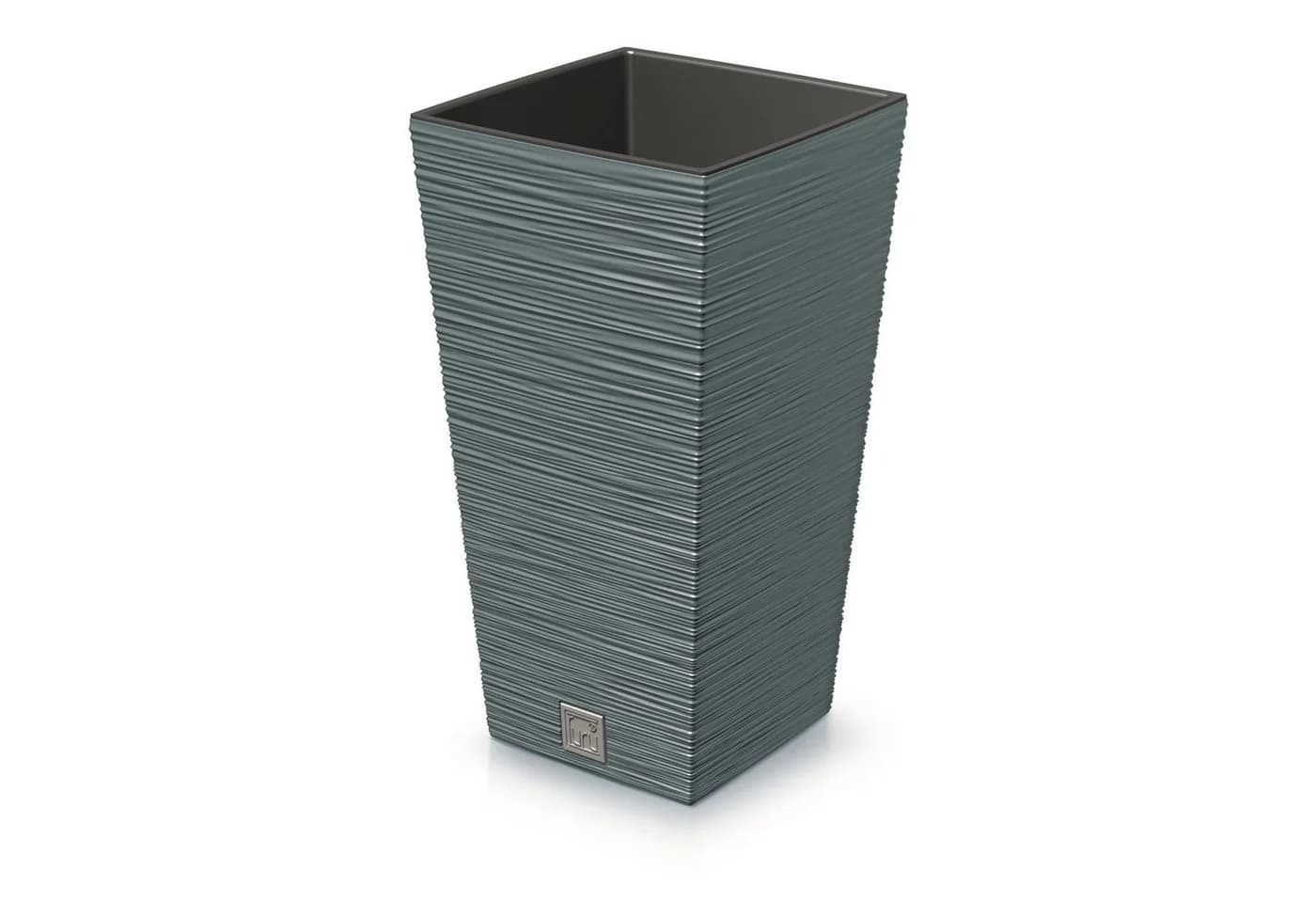 Prosperplast Blumentopf Furu Square Blau mit Einsatz 11,4L - Bild 2
