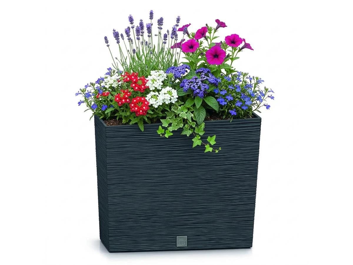Prosperplast Blumentopf Furu DFC600T Grau Wetterfest - Bild 4