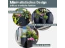Prosperplast Blumentopf Heos Anthrazit mit Einsatz 30 cm Bild 1