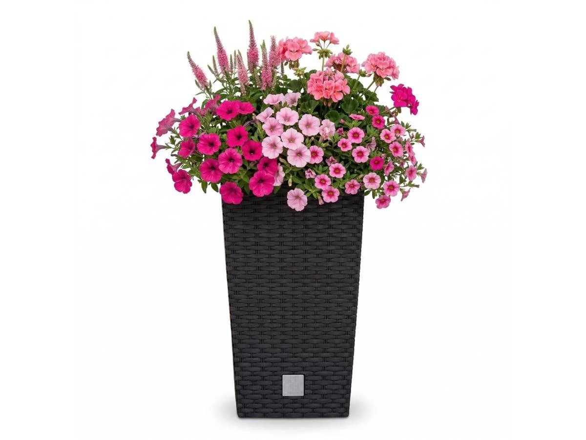 Prosperplast Blumentopf Rato Square 50 cm Anthrazit inkl. Einsatz - Bild 2