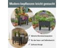 Prosperplast Hochbeet Rato Case High inkl. Bewässerungssystem Anthrazit Bild 1