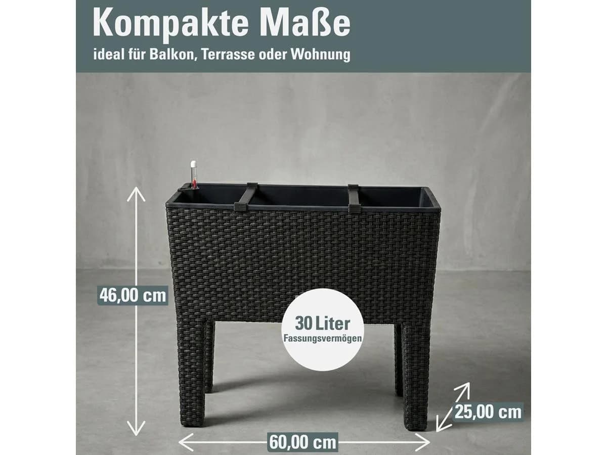 Prosperplast Hochbeet Rato Case High inkl. Bewässerungssystem Anthrazit - Bild 3