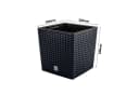 Prosperplast Blumentopf RATO LOW Anthrazit Kunststoff Bild 4