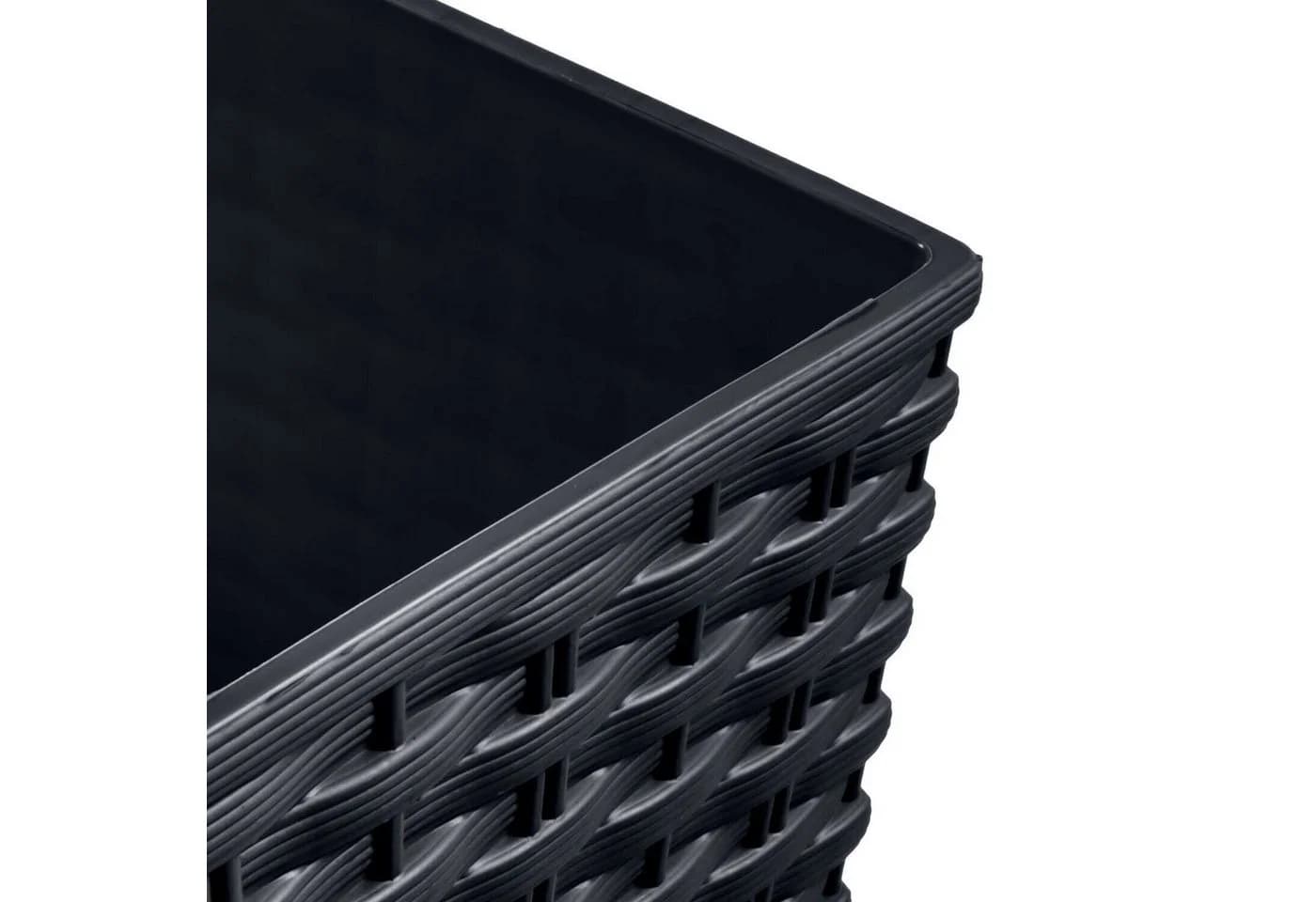 Prosperplast Blumentopf RATO LOW Anthrazit Kunststoff - Bild 5