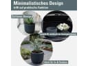 Prosperplast Blumentopf Milly Anthrazit mit Pflanzeinsatz Bild 1