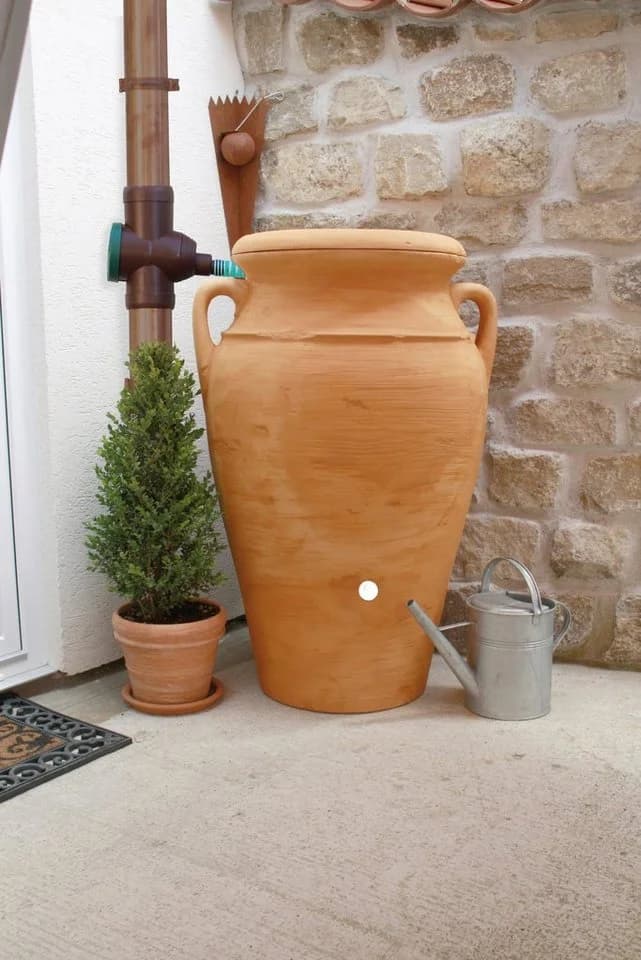 ARVES Regentonne 300 l Terracotta UV-beständig - Bild 5
