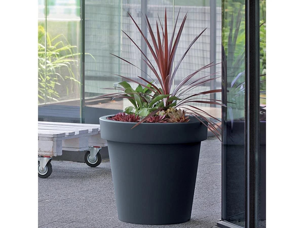 Prosperplast Blumentopf Lofly Anthrazit