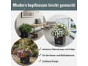 Prosperplast Rato Low Blumentopf Anthrazit Rattanoptik mit Bewässerungssystem Bild 3