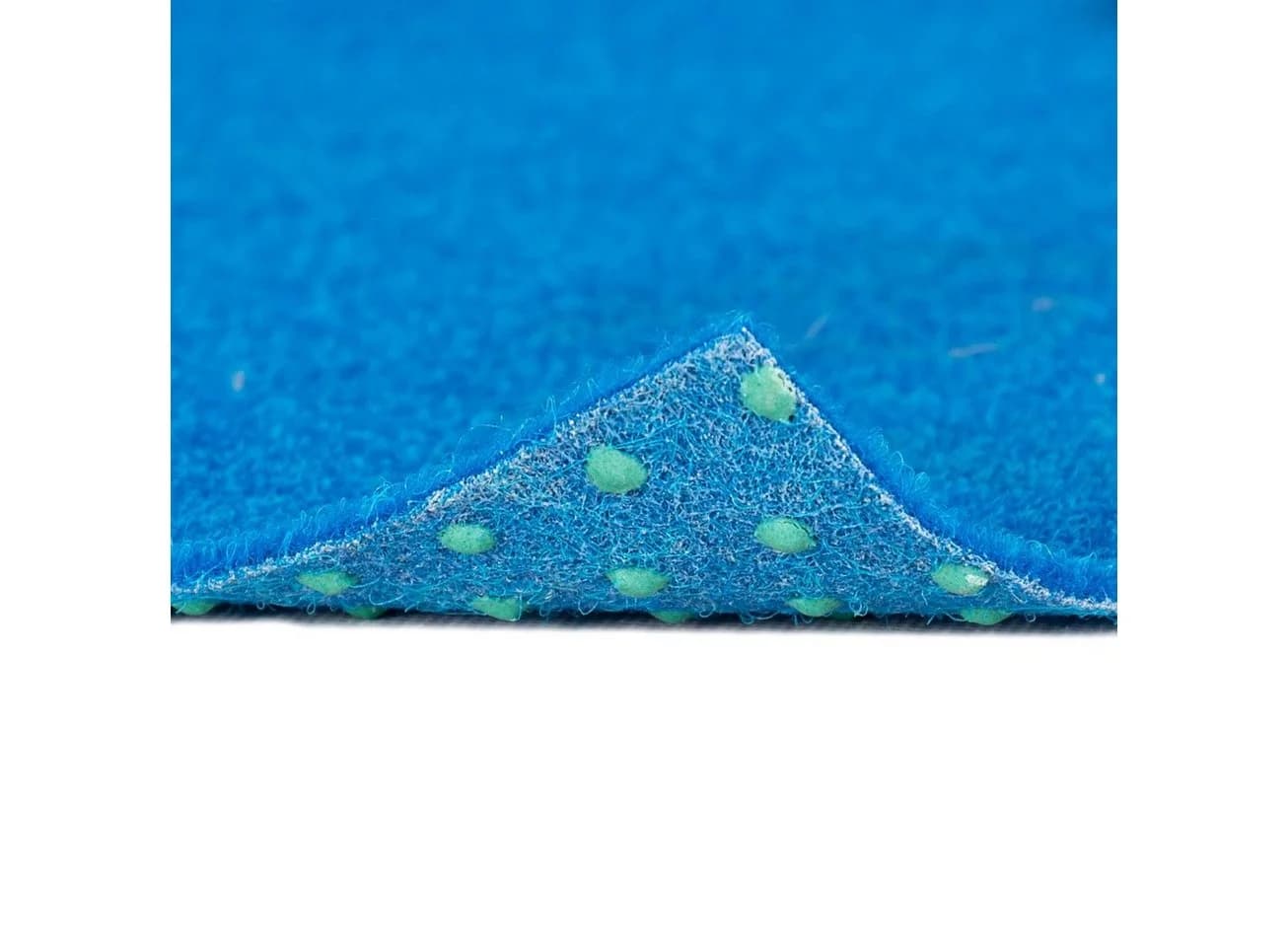 Mazovia Kunstrasen Kunstrasen mit Noppen, Meterware, Outdoor Blau, 100 x 100 cm, UV-beständig, witterungsbeständig und wetterfest, für Balkone, Camping