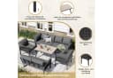 Celya Gartenlounge-Set für 8 Personen Seilwerk Grau Bild 4
