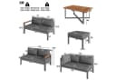 Celya Gartenlounge-Set für 7-8 Personen - Modernes Lounge-Garnitur Bild 1