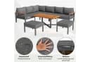 Celya Gartenlounge-Set für 7-8 Personen - Modernes Lounge-Garnitur Bild 3